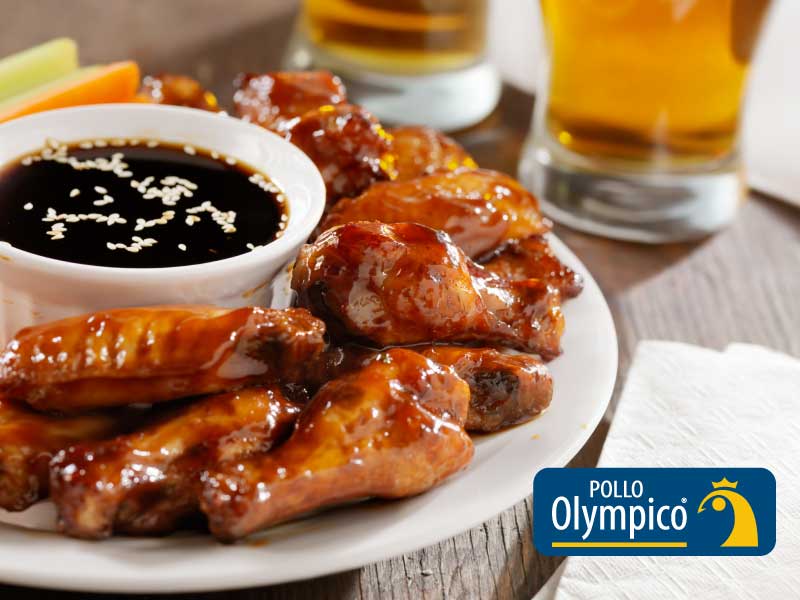 Recetas Pollo Olympico » Alas de pollo en salsa Teriyaki